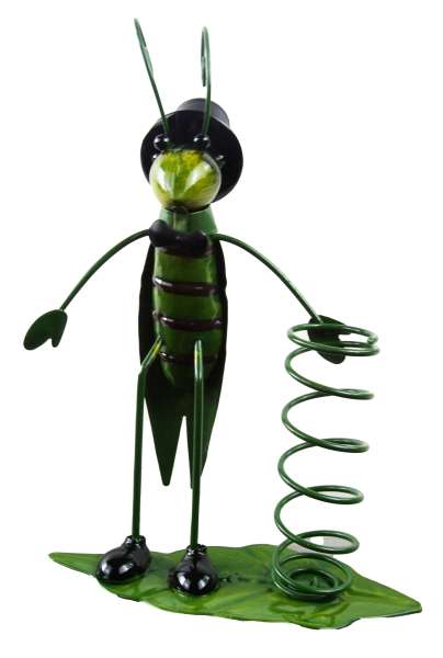 Entzückender Regenmesser Grashüpfer - Höhe ca. 90 cm